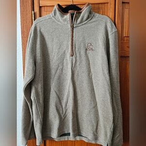 Ducks Unlimited Tan Zip-Up Sweater